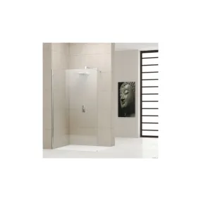 Novellini  giada h 60 dimension extensible de  58-59,5 cm verre trempe transparent  profilé blanc: GIADAH60-1A