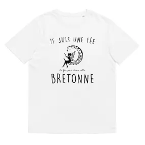 T-shirt cadeau femme Bretonne fée pas chier