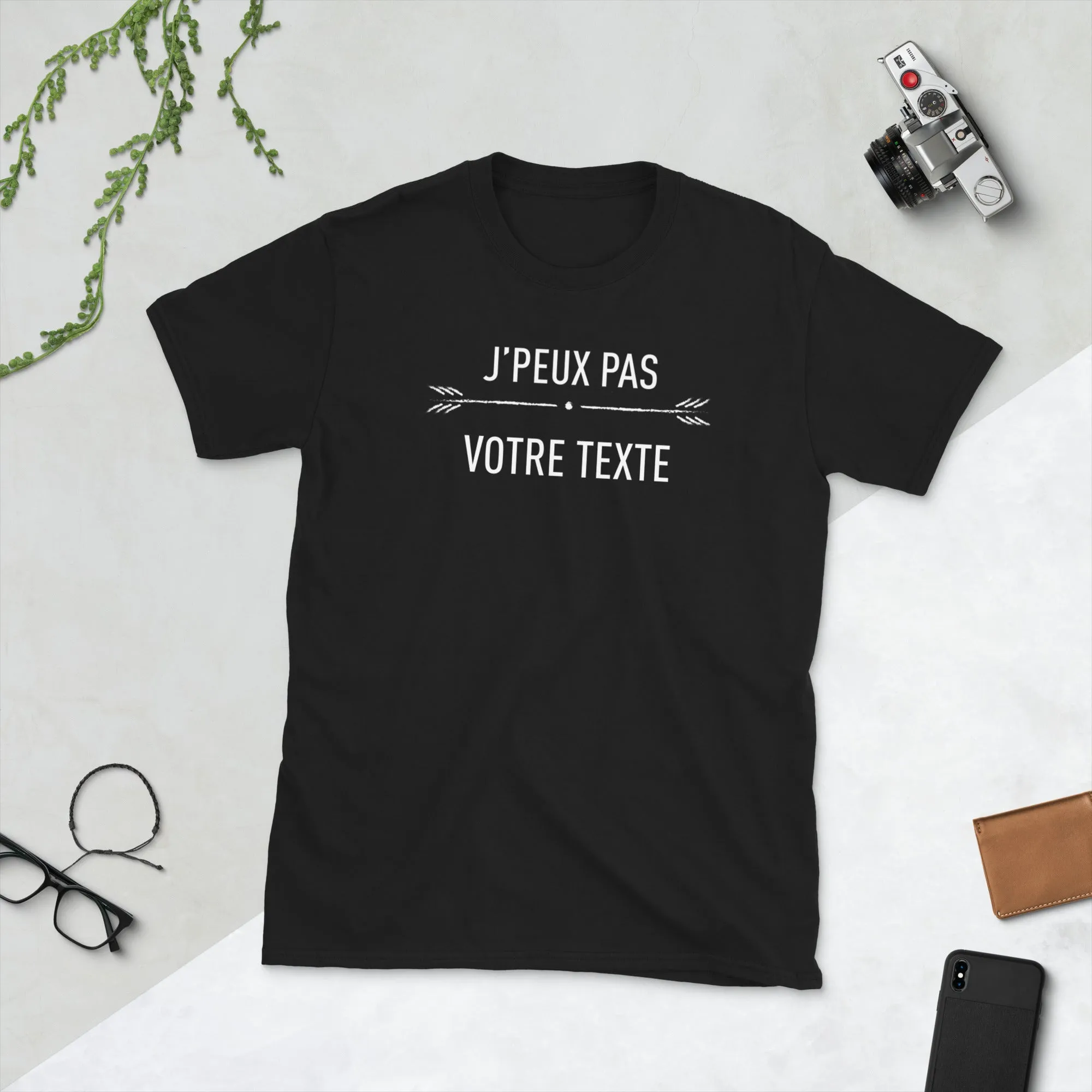 T-shirt J'peux pas - Personnalisable - Cadeau sympa
